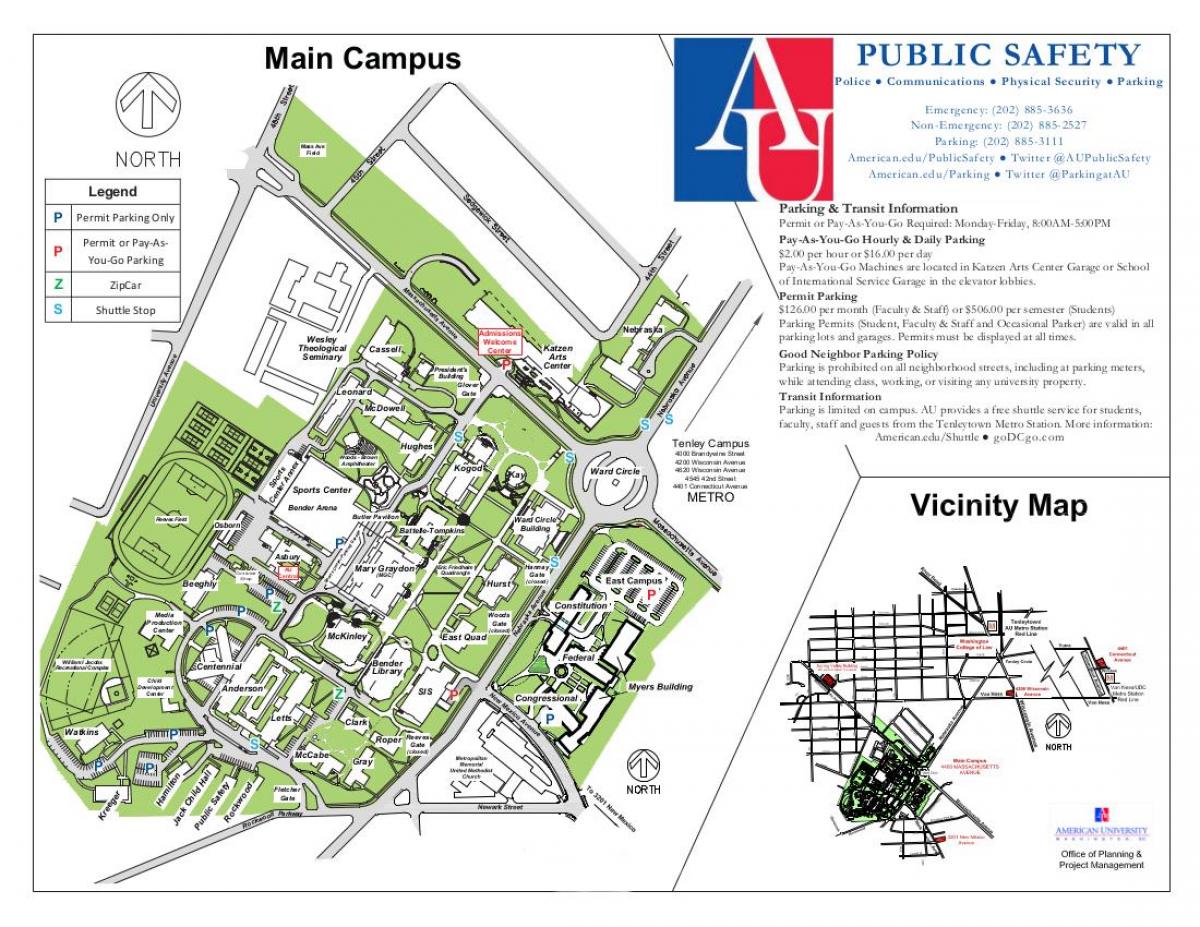 mapa del campus de la ua