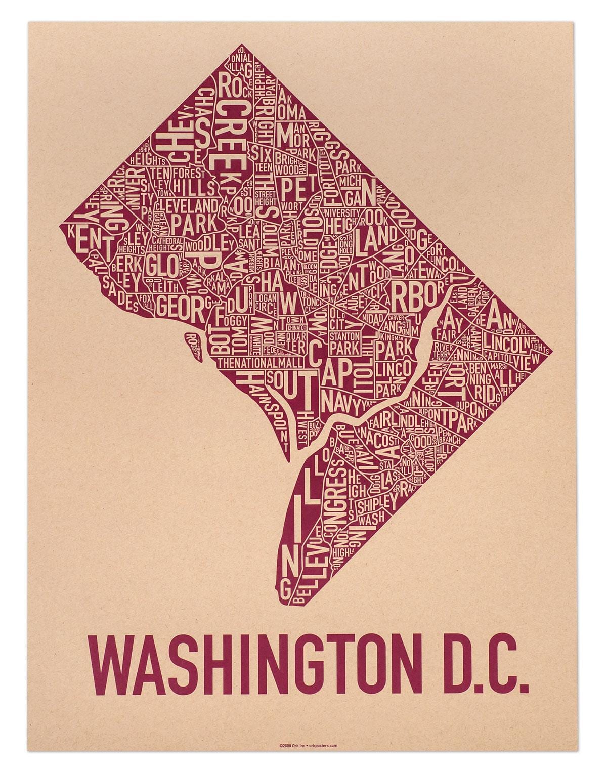mapa de dc barri mapa de l'art