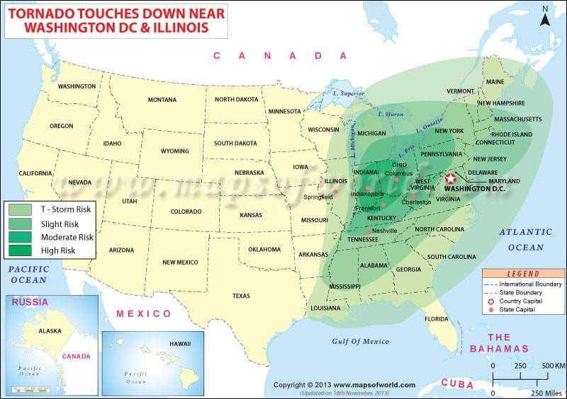 mapa de dc món