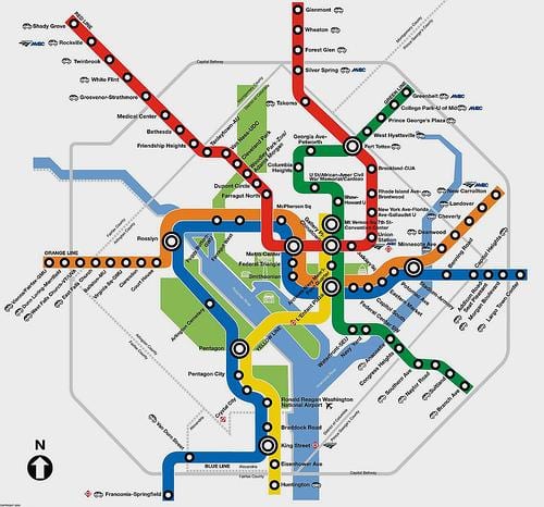 dc plànol de metro planificador