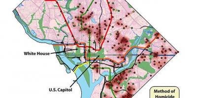 Washington dc bad barris mapa