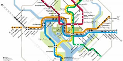 Rentar dc metro mapa