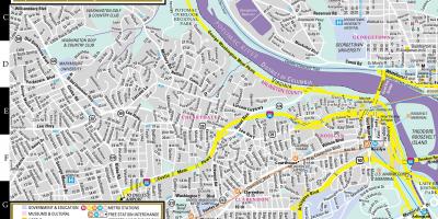 Mapa de streetwise washington dc