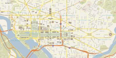 Washington carrer mapa